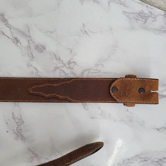 Silver Creek Classics Brown Leather Western Belt Simple Plain NO BUCKLE - Picture 7 of 14
